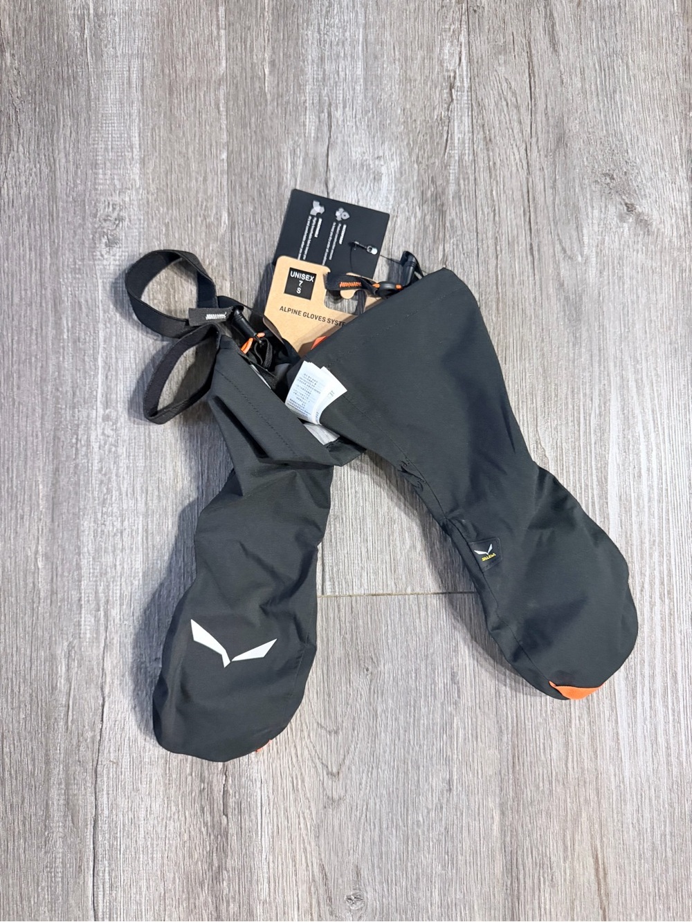 SALEWA Ortles Powertex 3L mittens - Black Out
